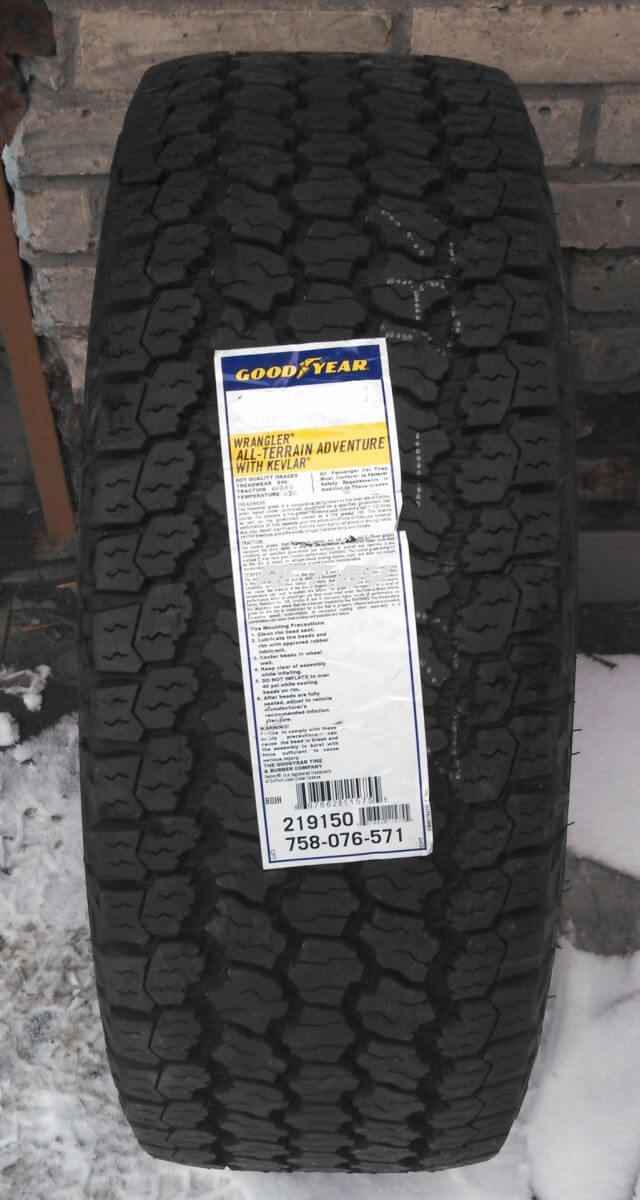 Goodyear Wrangler All-Terrain Adventure With Kevlar 265/60R18 110T